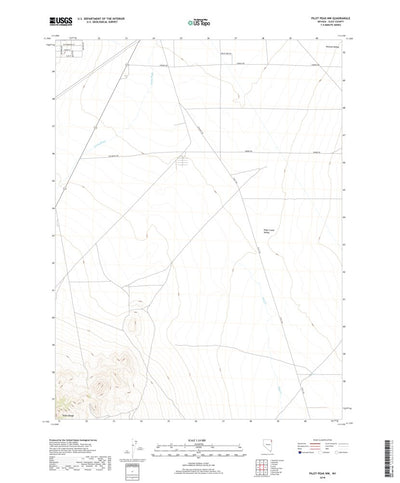 Pilot Peak NW, NV (2018, 24000-Scale) Preview 1