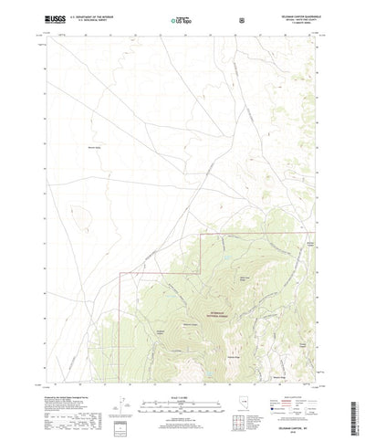 Seligman Canyon, NV (2018, 24000-Scale) Preview 1