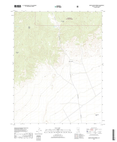 Quinn Canyon Springs, NV (2018, 24000-Scale) Preview 1