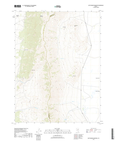Rattlesnake Mountain, NV (2018, 24000-Scale) Preview 1