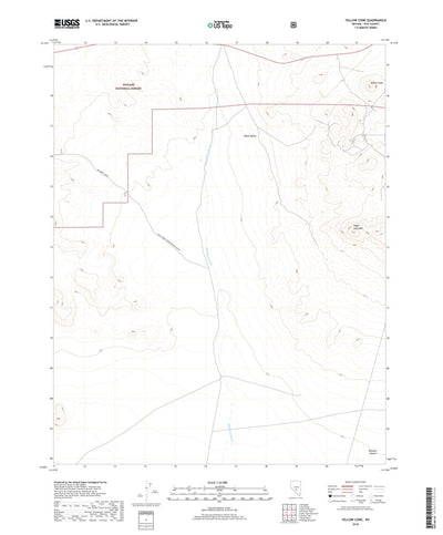 Yellow Cone, NV (2018, 24000-Scale) Preview 1