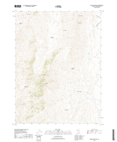 Tohakum Peak NW, NV (2018, 24000-Scale) Preview 1