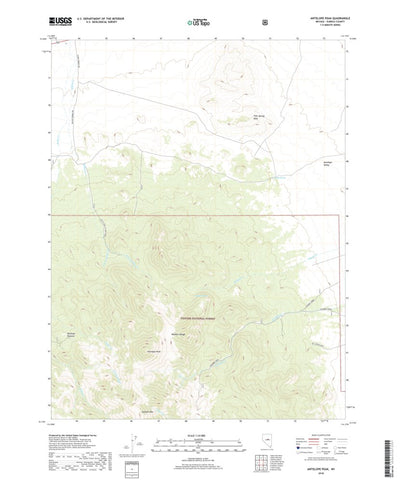 Antelope Peak, NV (2018, 24000-Scale) Preview 1