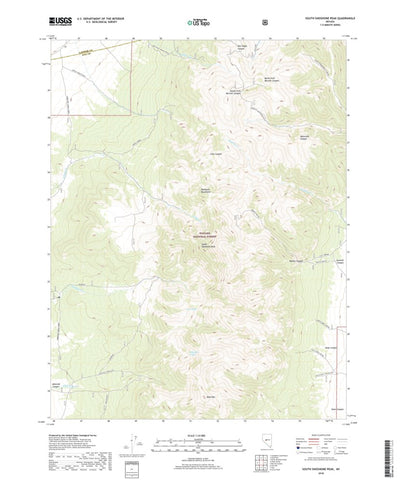 South Shoshone Peak, NV (2018, 24000-Scale) Preview 1