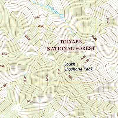 South Shoshone Peak, NV (2018, 24000-Scale) Preview 2