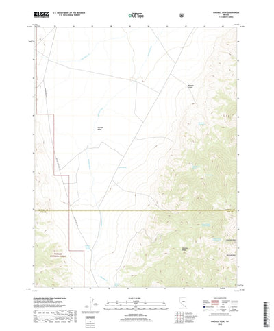 Ninemile Peak, NV (2018, 24000-Scale) Preview 1