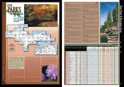 Northern MI All-Outdoors Atlas & Field Guide pg. 028-029