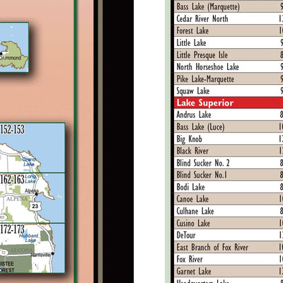 Northern MI All-Outdoors Atlas & Field Guide pg. 030-031