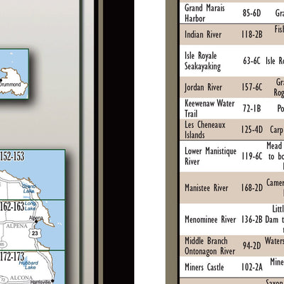Northern MI All-Outdoors Atlas & Field Guide pg. 038-039