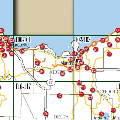 Northern MI All-Outdoors Atlas & Field Guide pg. 050-051