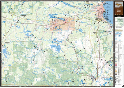 Northern MI All-Outdoors Atlas & Field Guide pg. 098-099