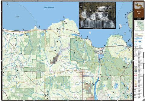 Northern MI All-Outdoors Atlas & Field Guide pg. 100-101