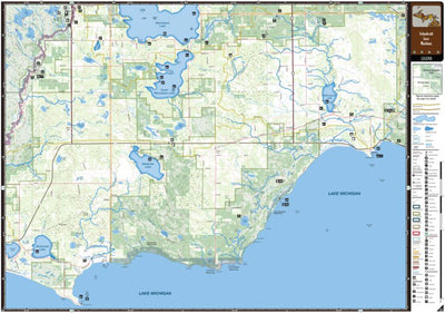 Northern MI All-Outdoors Atlas & Field Guide pg. 120-121