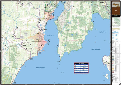 Northern MI All-Outdoors Atlas & Field Guide pg. 132-133