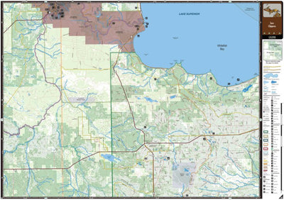 Northern MI All-Outdoors Atlas & Field Guide pg. 106-107