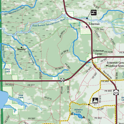 Northern MI All-Outdoors Atlas & Field Guide pg. 106-107