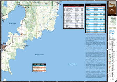 Northern MI All-Outdoors Atlas & Field Guide pg. 134-135