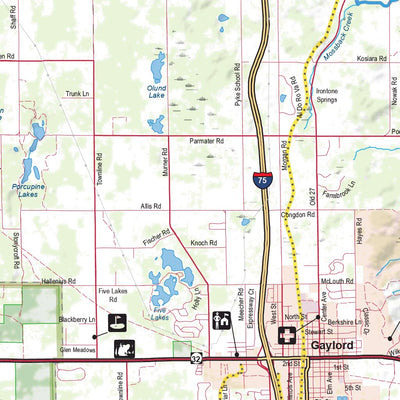 Northern MI All-Outdoors Atlas & Field Guide pg. 158-159