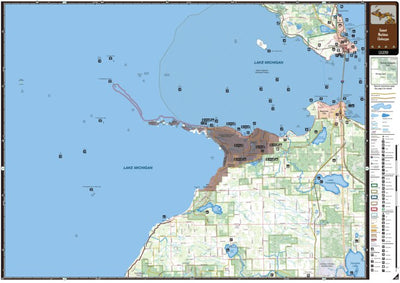 Northern MI All-Outdoors Atlas & Field Guide pg. 142-143