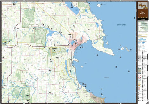 Northern MI All-Outdoors Atlas & Field Guide pg. 162-163