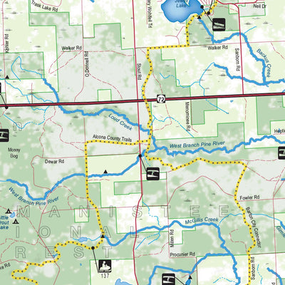 Northern MI All-Outdoors Atlas & Field Guide pg. 172-173