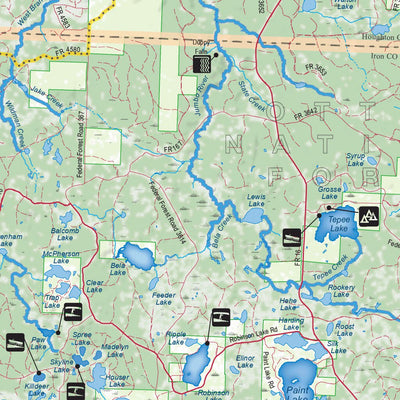 Northern MI All-Outdoors Atlas & Field Guide pg. 094-095