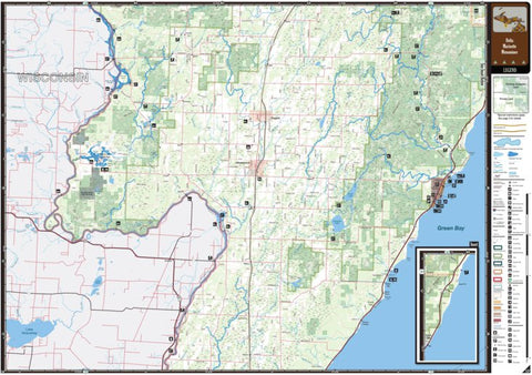 Northern MI All-Outdoors Atlas & Field Guide pg. 136-137