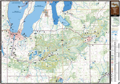 Northern MI All-Outdoors Atlas & Field Guide pg. 166-167