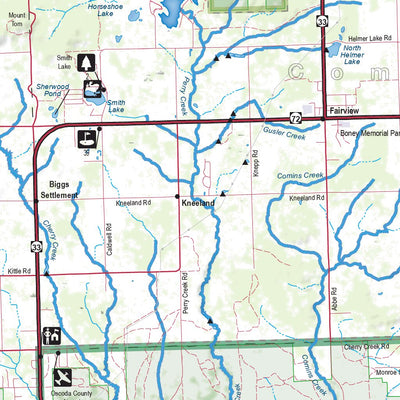 Northern MI All-Outdoors Atlas & Field Guide pg. 170-171