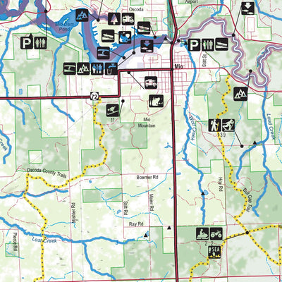 Northern MI All-Outdoors Atlas & Field Guide pg. 170-171