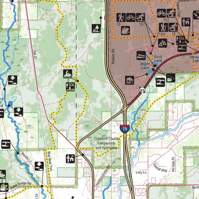 Northern MI All-Outdoors Atlas & Field Guide pg. 168-169