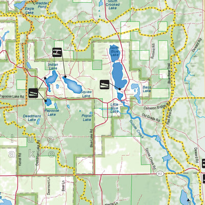 Northern MI All-Outdoors Atlas & Field Guide pg. 168-169