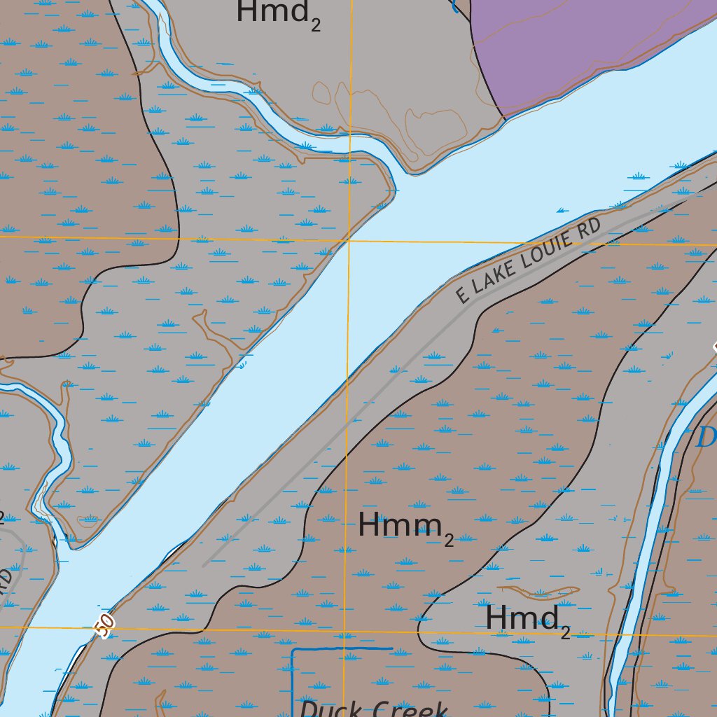 Sicily Island Surface Geology 2021 map by Louisiana Geological Survey (LSU) Avenza Maps