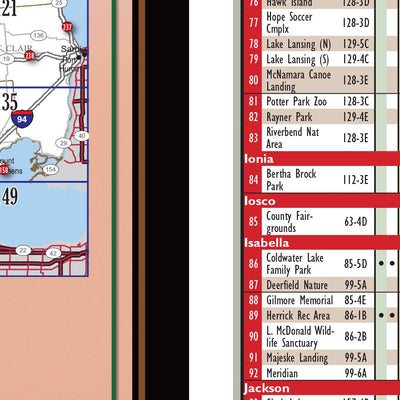 Southern MI All-Outdoors Atlas & Field Guide pg. 026-027