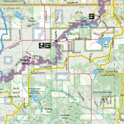 Southern MI All-Outdoors Atlas & Field Guide pg. 070-071