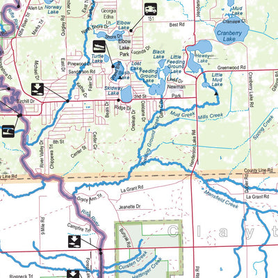 Southern MI All-Outdoors Atlas & Field Guide pg. 074-075