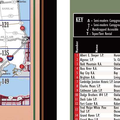 Southern MI All-Outdoors Atlas & Field Guide pg. 028-029