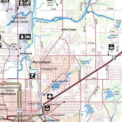 Southern MI All-Outdoors Atlas & Field Guide pg. 138-139