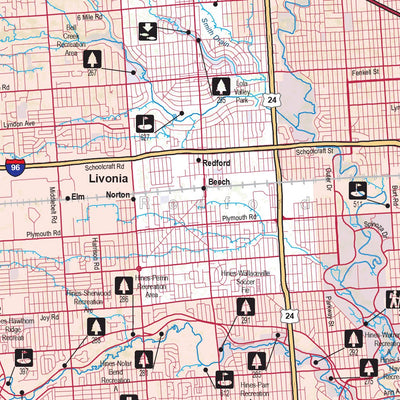 Southern MI All-Outdoors Atlas & Field Guide pg. 146-147