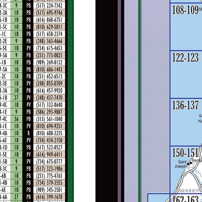 Southern MI All-Outdoors Atlas & Field Guide pg. 052-053