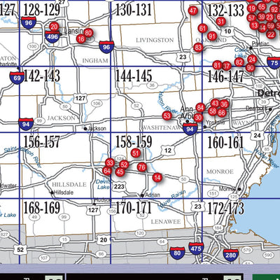 Southern MI All-Outdoors Atlas & Field Guide pg. 052-053