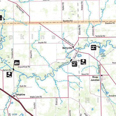 Southern MI All-Outdoors Atlas & Field Guide pg. 142-143