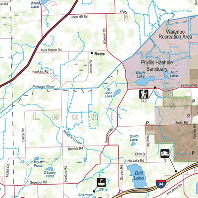 Southern MI All-Outdoors Atlas & Field Guide pg. 142-143