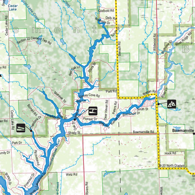 Southern MI All-Outdoors Atlas & Field Guide pg. 072-073