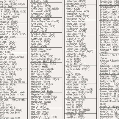 Southern MI All-Outdoors Atlas & Field Guide pg. 176-177