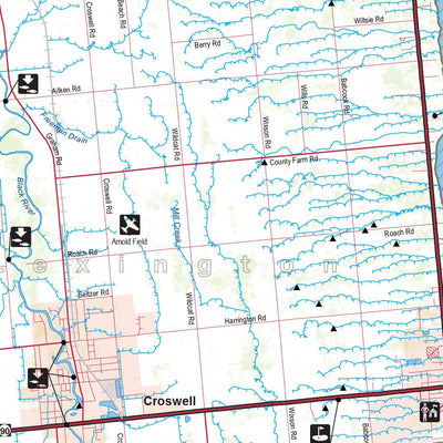 Southern MI All-Outdoors Atlas & Field Guide pg. 106-107