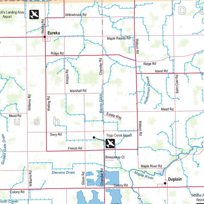 Southern MI All-Outdoors Atlas & Field Guide pg. 114-115
