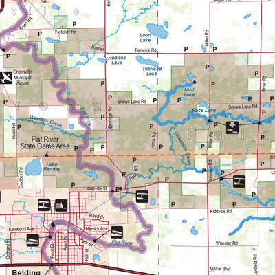 Southern MI All-Outdoors Atlas & Field Guide pg. 112-113