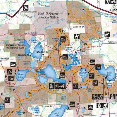 Southern MI All-Outdoors Atlas & Field Guide pg. 144-145