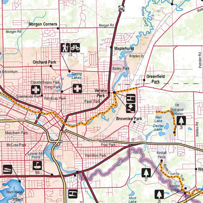 Southern MI All-Outdoors Atlas & Field Guide pg. 140-141